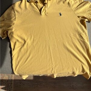 Ralph Lauren Men's Yellow Polo Shirt